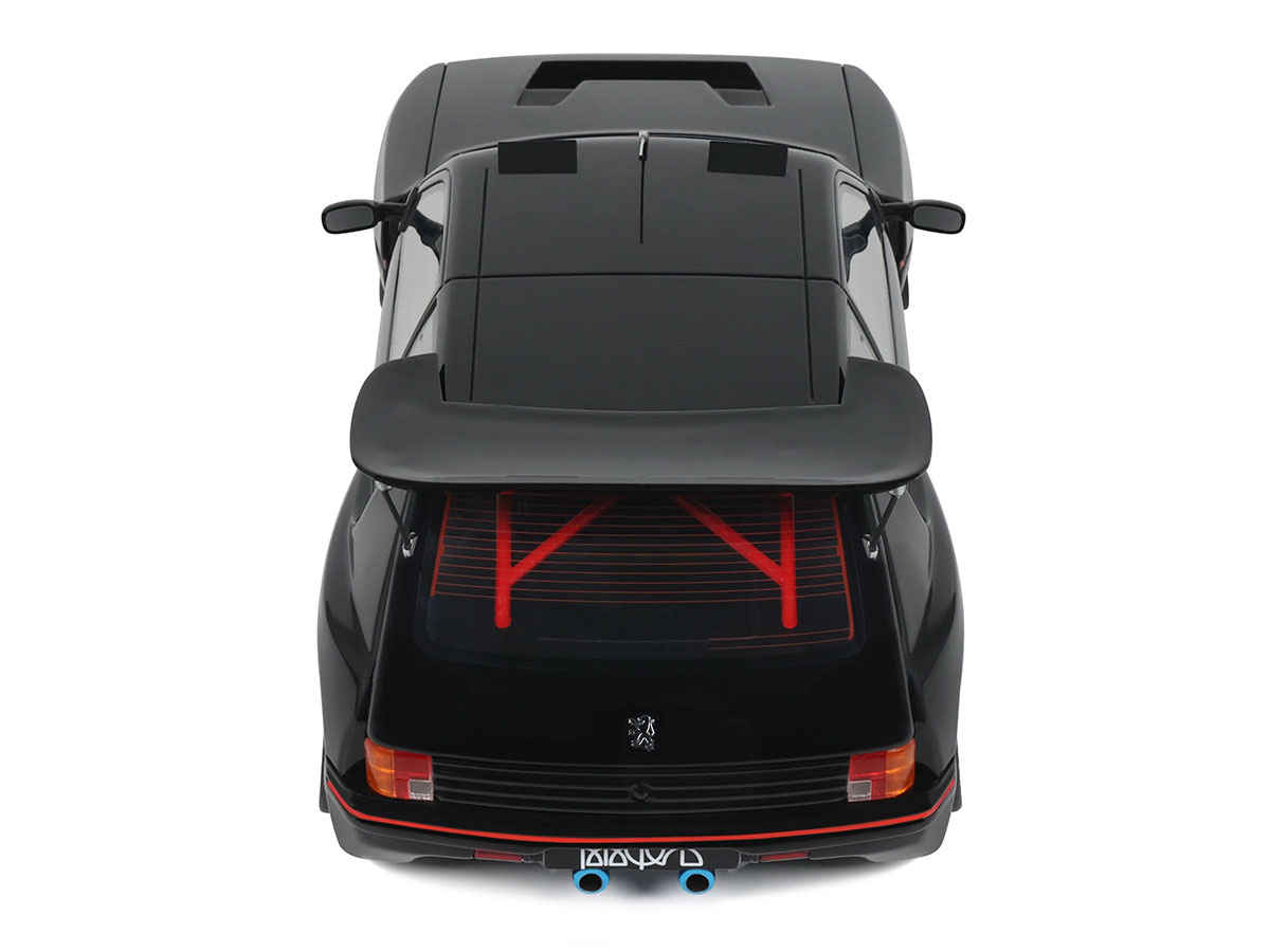 Peugeot 205 Khyzyl Saleem 2018 1:18 OttOmobile Preto - 20 anos