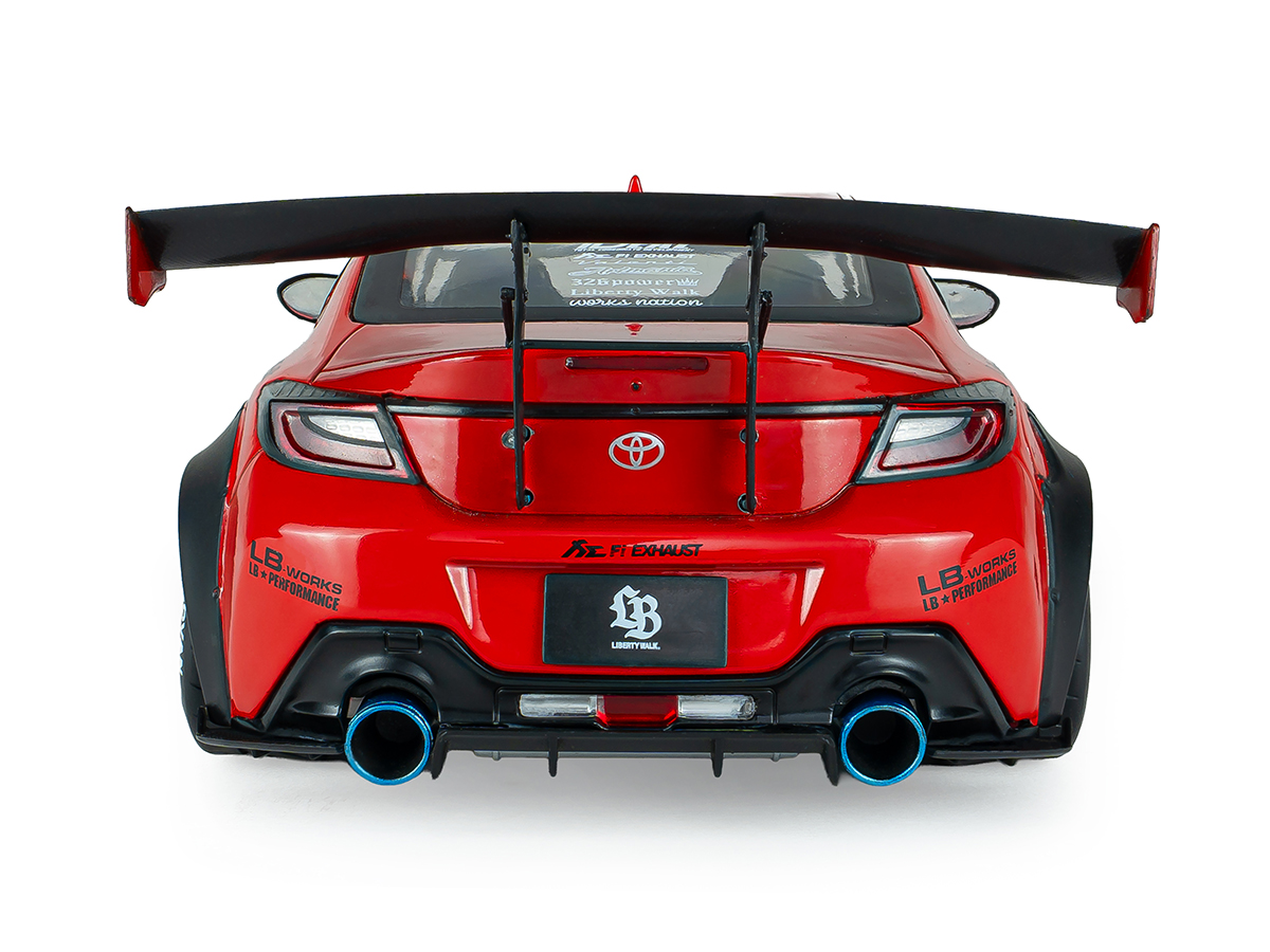 Toyota GR86 LBWK Liberty Walk Body Kit 2024 1:18 Solido Vermelho