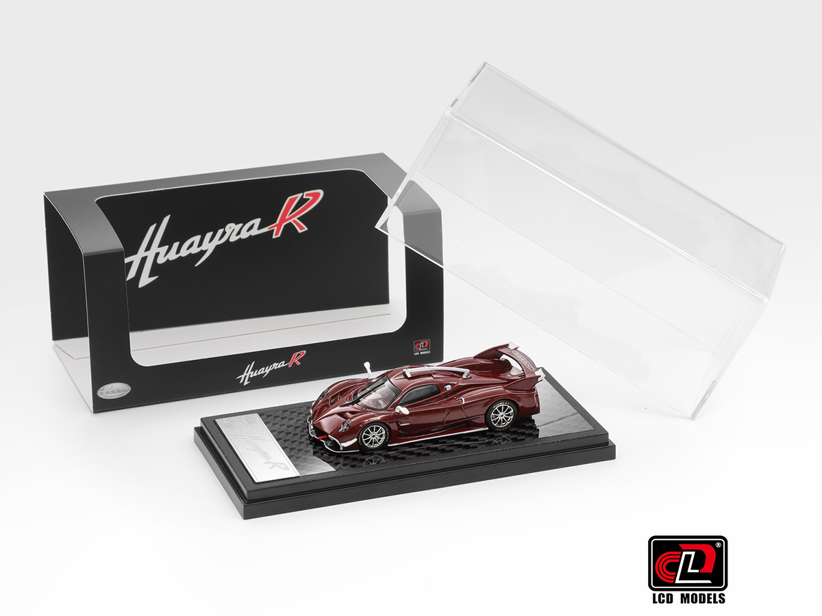 Pagani Huayra R 1:64 LCD Models Carbon Red - 20 anos! Loja on-line