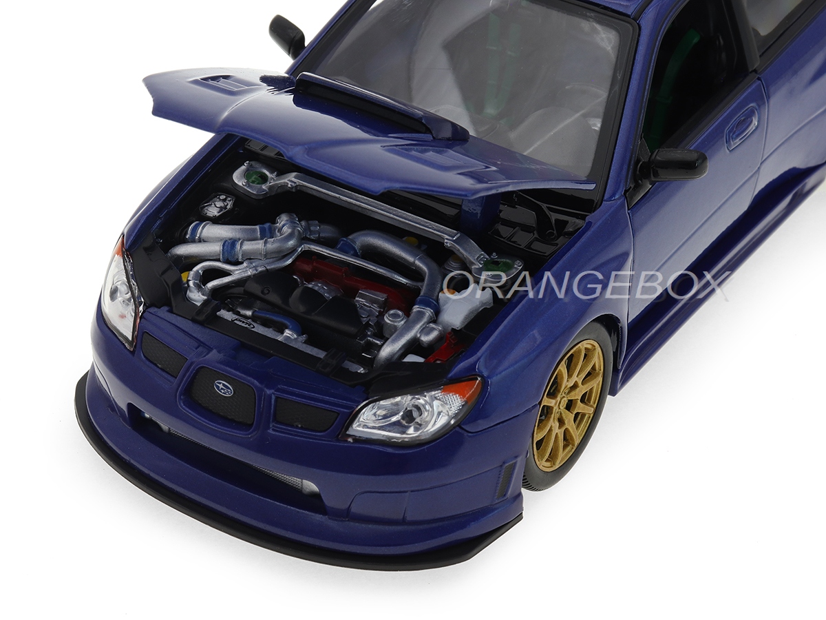 WRX　サソリ Subaru Impreza WRX STI 2006 1:24 Welly Azul - 20 anos! Loja on
