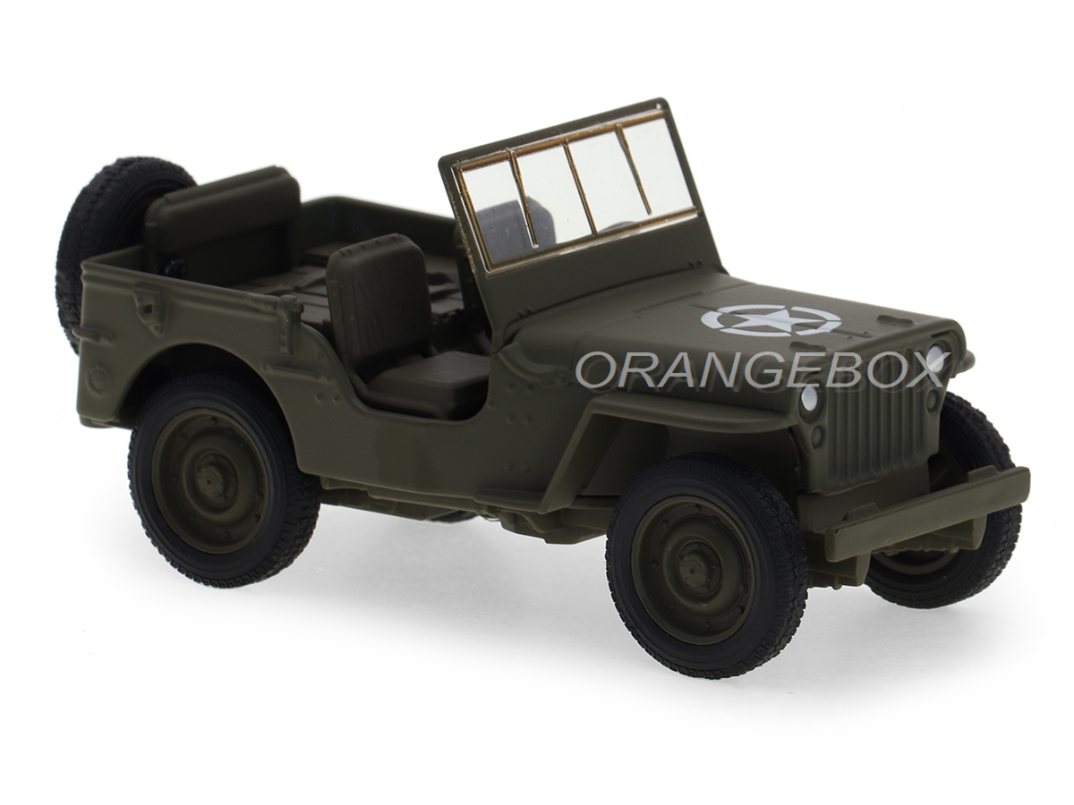 Jeep Willys MB 1941 1:36 Welly Verde - 20 anos! Loja on-line de