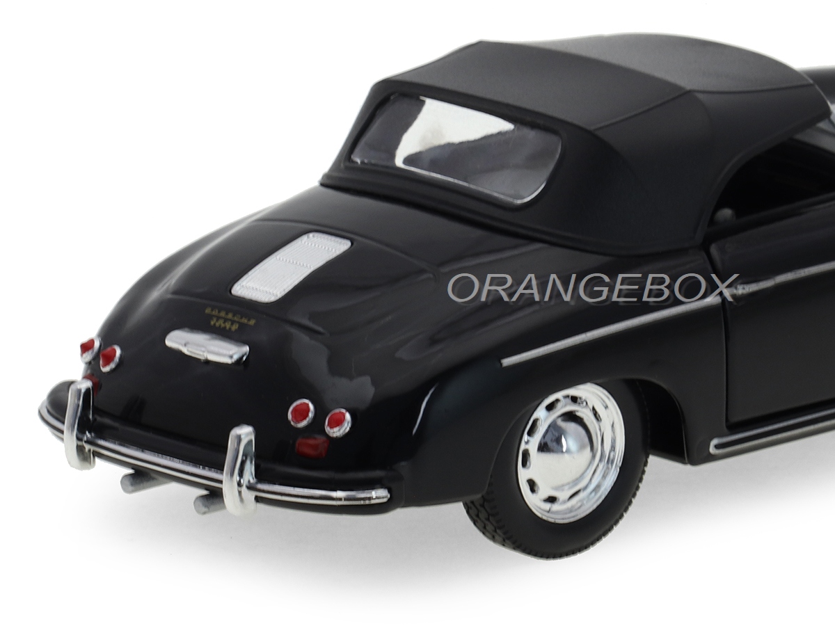 Porsche 356A Speedster 1956 1:24 Welly Preto - 20 anos! Loja on