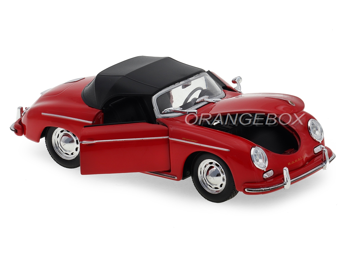 PORSCHE 356-A Speedster 赤 KADO 日本製 Porsche 356A Speedster 1956 1:24 Welly Vermelho - 20 anos! Loja on