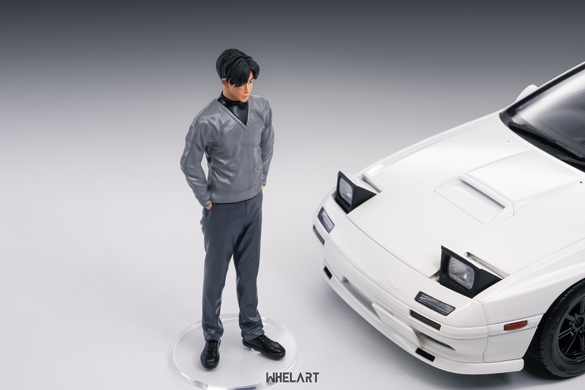 Mazda Savanna RX-7 (FC3S) TAKAHASHI RYOSUKE c/ figura 1:18 Whelart