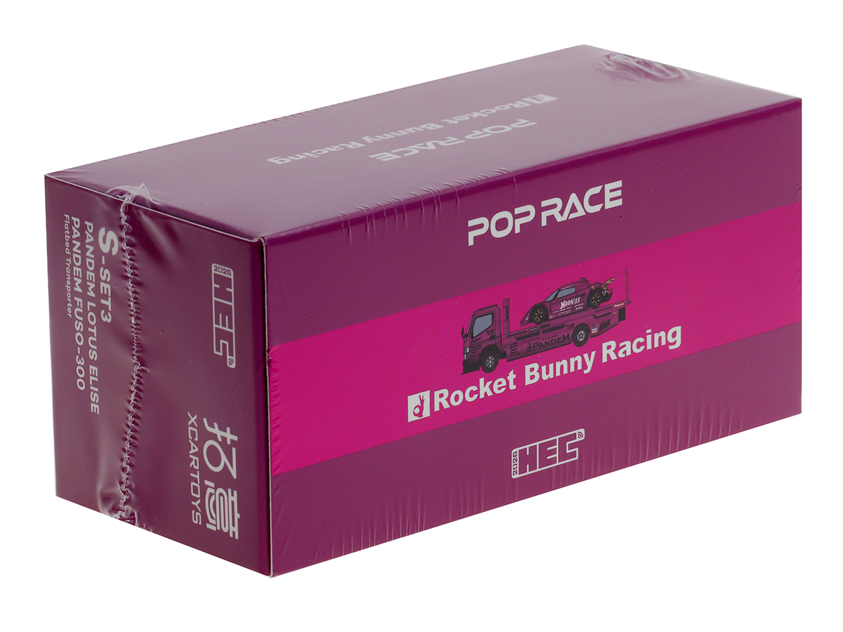 Pandem SET3 Lotus Elise + Fuso 300 1:64 POP RACE HEC 2026 - 20