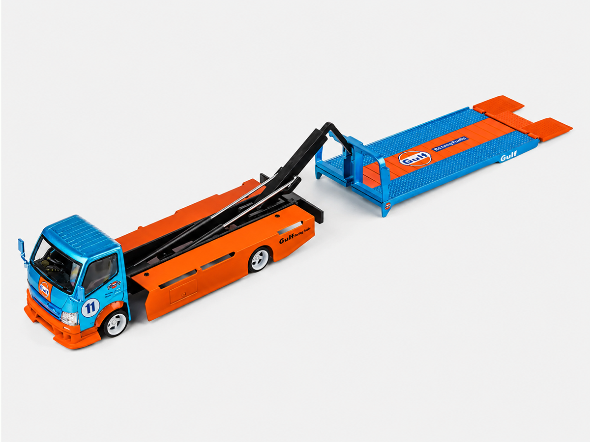 PRÉ-VENDA *** Custom Flatbed Tow Truck 1:64 Microturbo - 20 anos