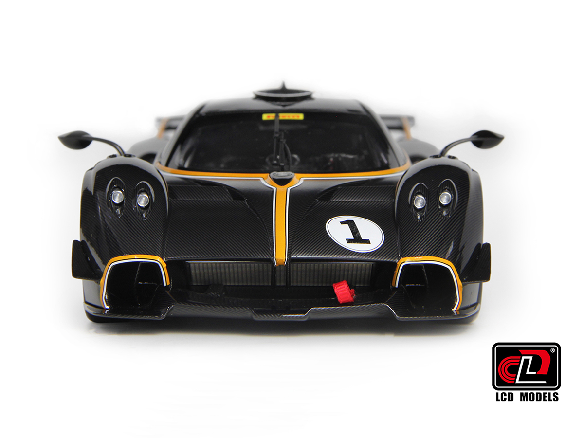 PRÉ-VENDA *** Pagani Huayra R 1:18 LCD Models Carbon Black - 20