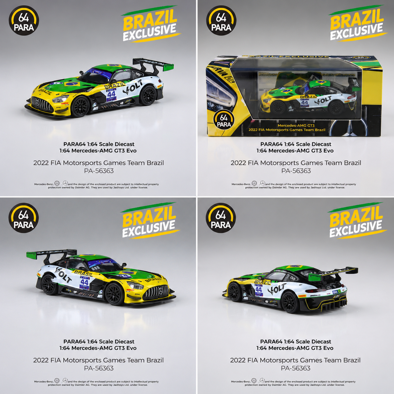 PRÉ-VENDA *** Mercedes AMG GT3 2022 FIA Motorsports BRAZIL