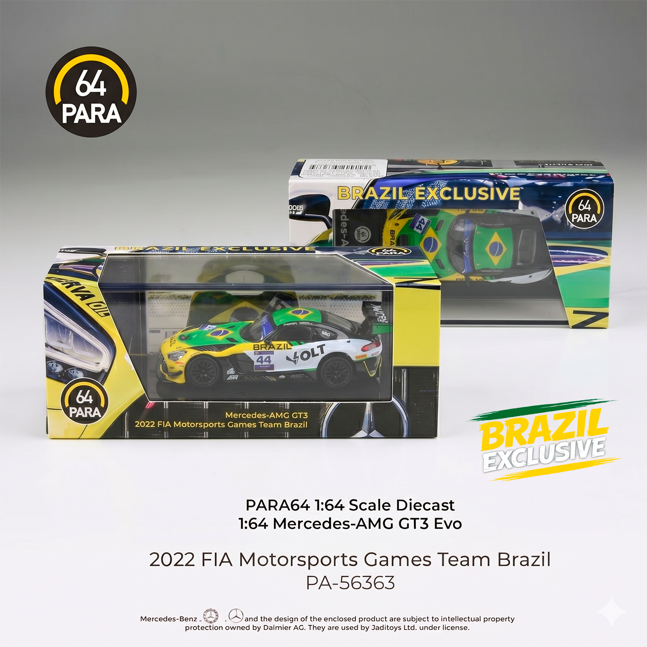 PRÉ-VENDA *** Mercedes AMG GT3 2022 FIA Motorsports BRAZIL