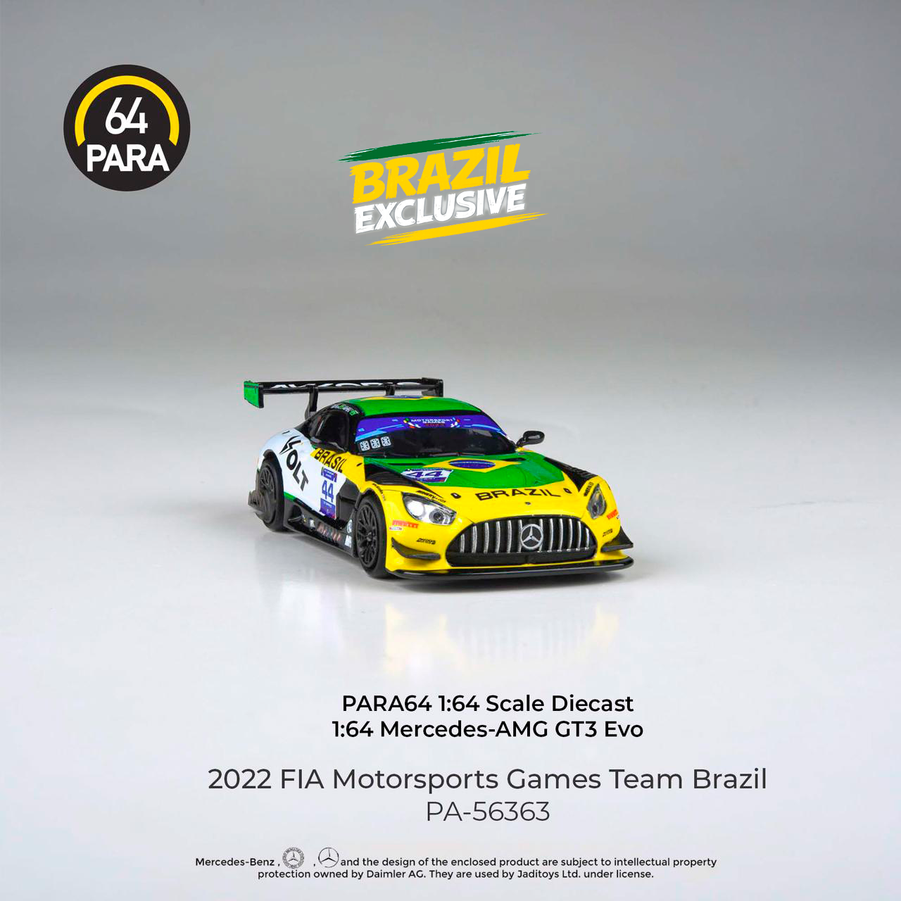 PRÉ-VENDA *** Mercedes AMG GT3 2022 FIA Motorsports BRAZIL