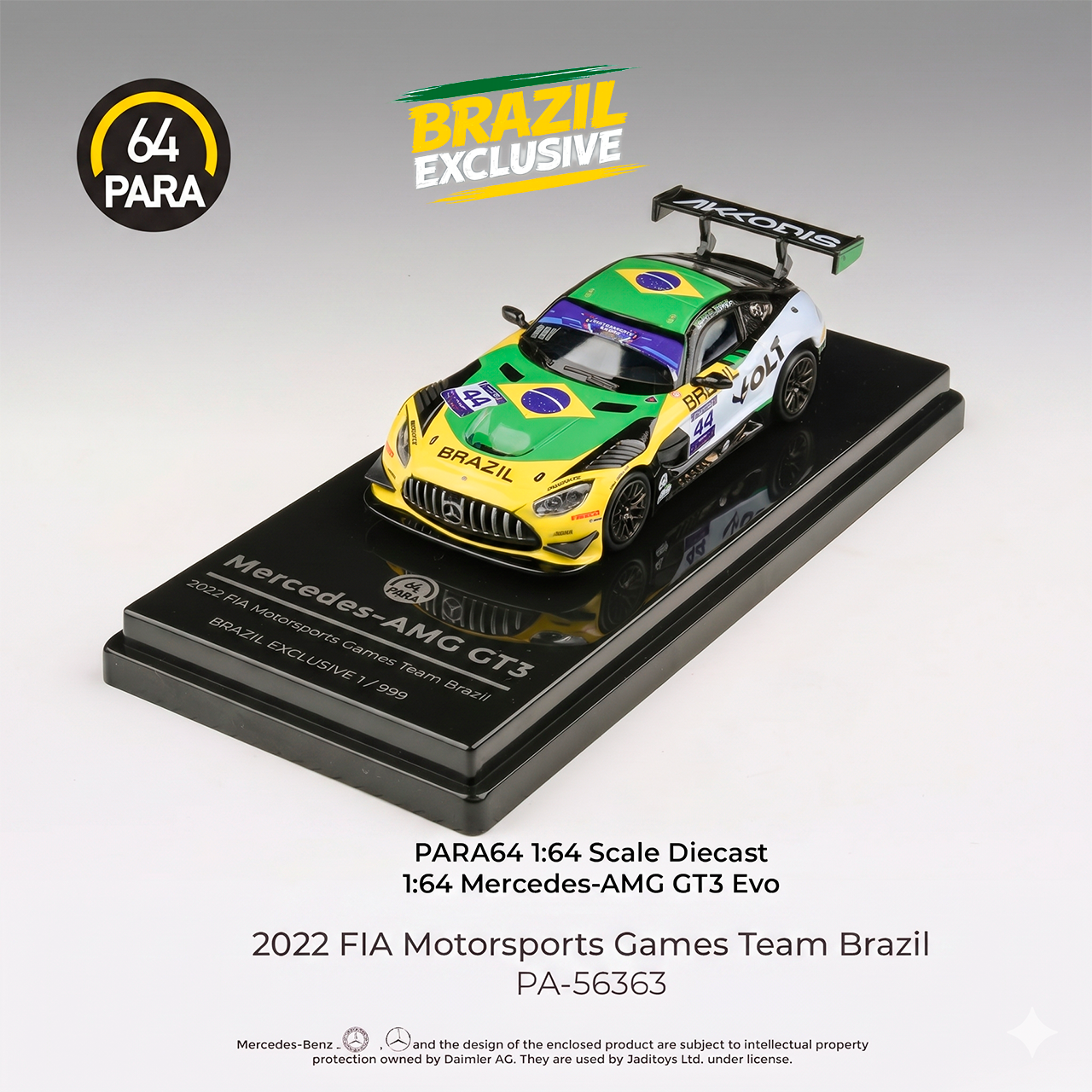 PRÉ-VENDA *** Mercedes AMG GT3 2022 FIA Motorsports BRAZIL
