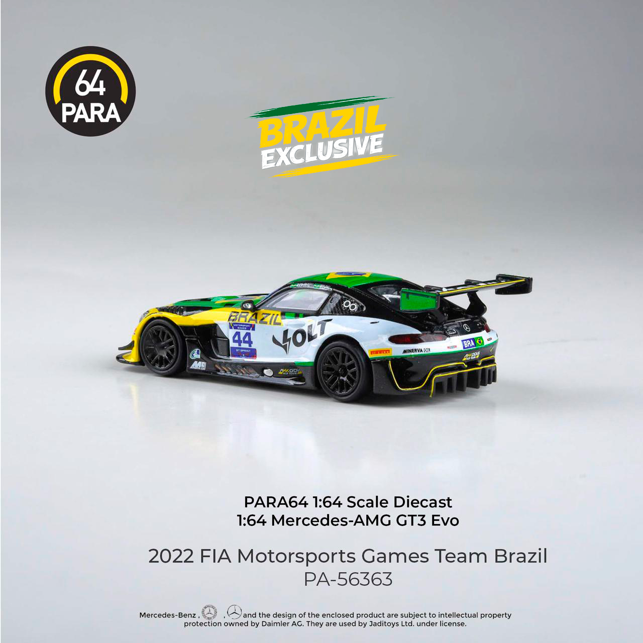 PRÉ-VENDA *** Mercedes AMG GT3 2022 FIA Motorsports BRAZIL
