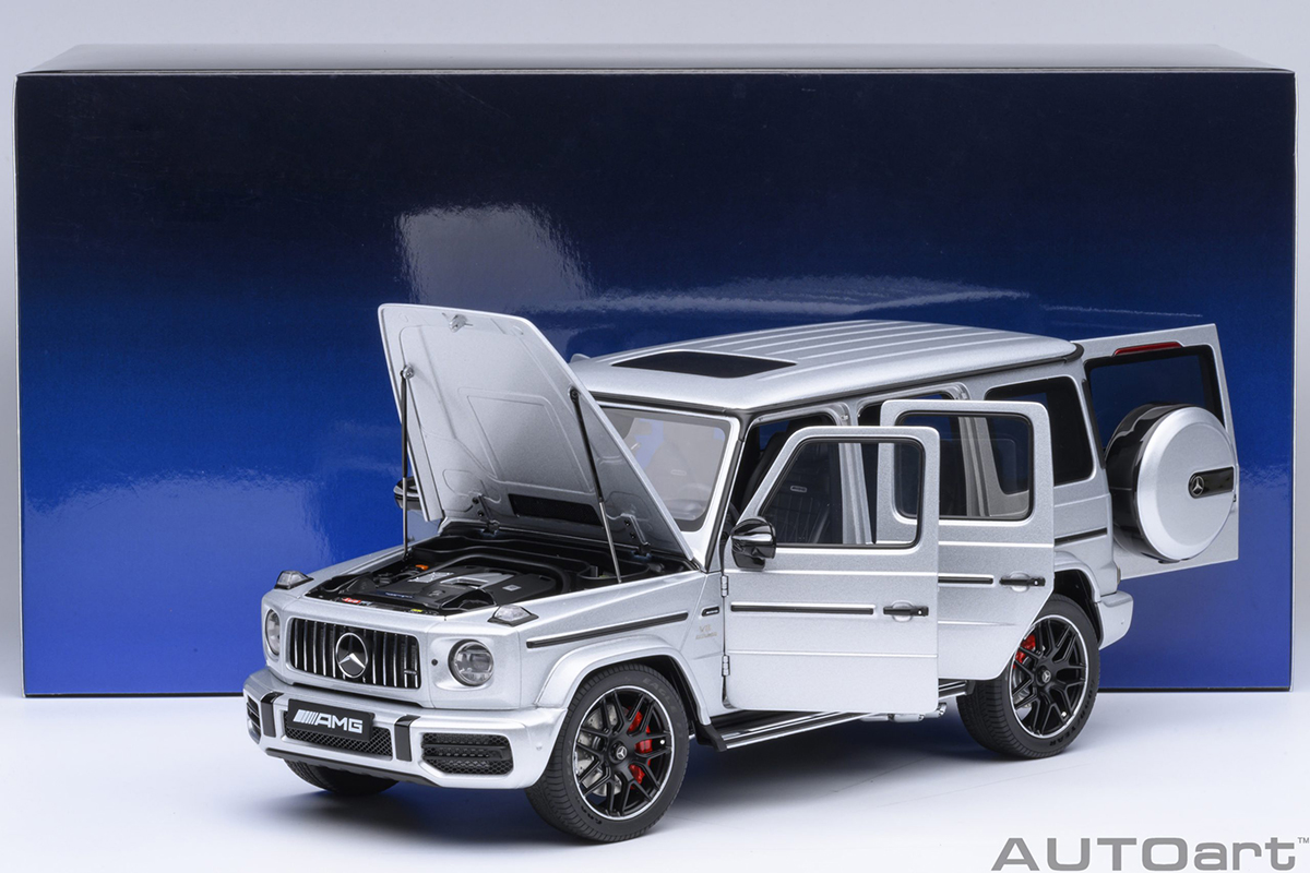 AUTOart Mercedes-AMG G 63 オートアート　1/18 Mercedes AMG G63 2019 1:18 Autoart Prata - 20 anos! Loja on-line