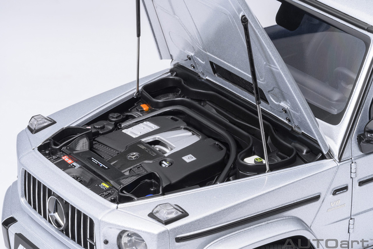 PRÉ-VENDA *** Mercedes AMG G63 2019 1:18 Autoart Prata - 20 anos