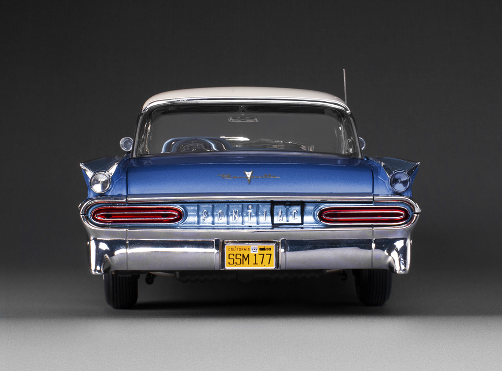 Pontiac Bonneville Hardtop 1959 1:18 Sunstar Platinum Azul - 20 Pontiac Bonneville Hardtop 1959 1:18 Sunstar Platinum Azul - 20