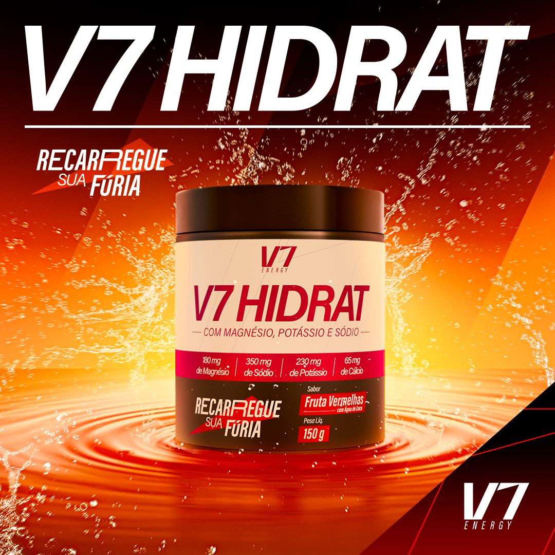 V7 保湿液、V7 コラーゲンソープ V7 Hidrat - Frutas Vermelhas e Água de Coco 150g - V7 Energy - V7