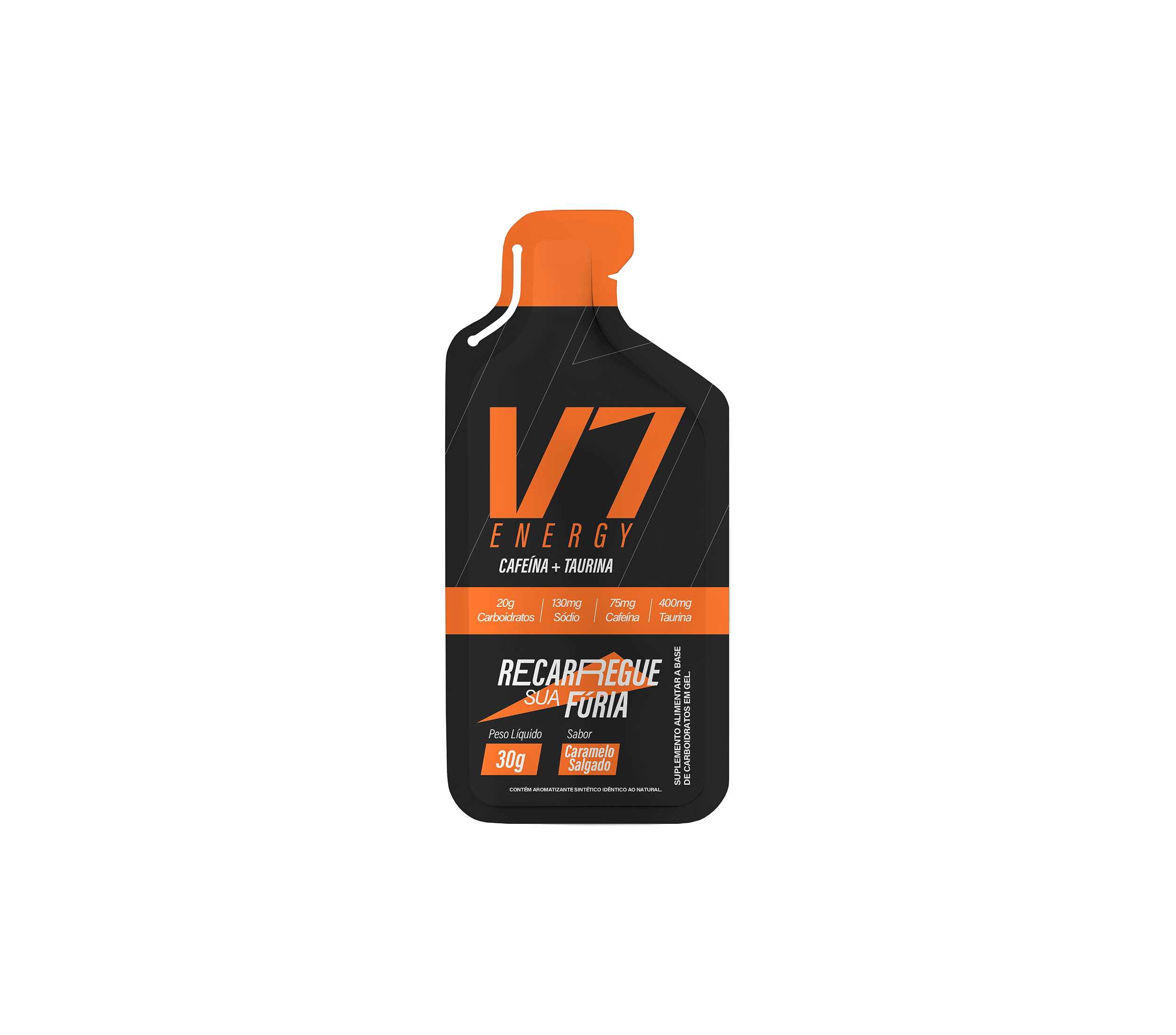 Gel de Carboidrato V7 Energy - Caramelo Salgado (Caixa 10 Unidades
