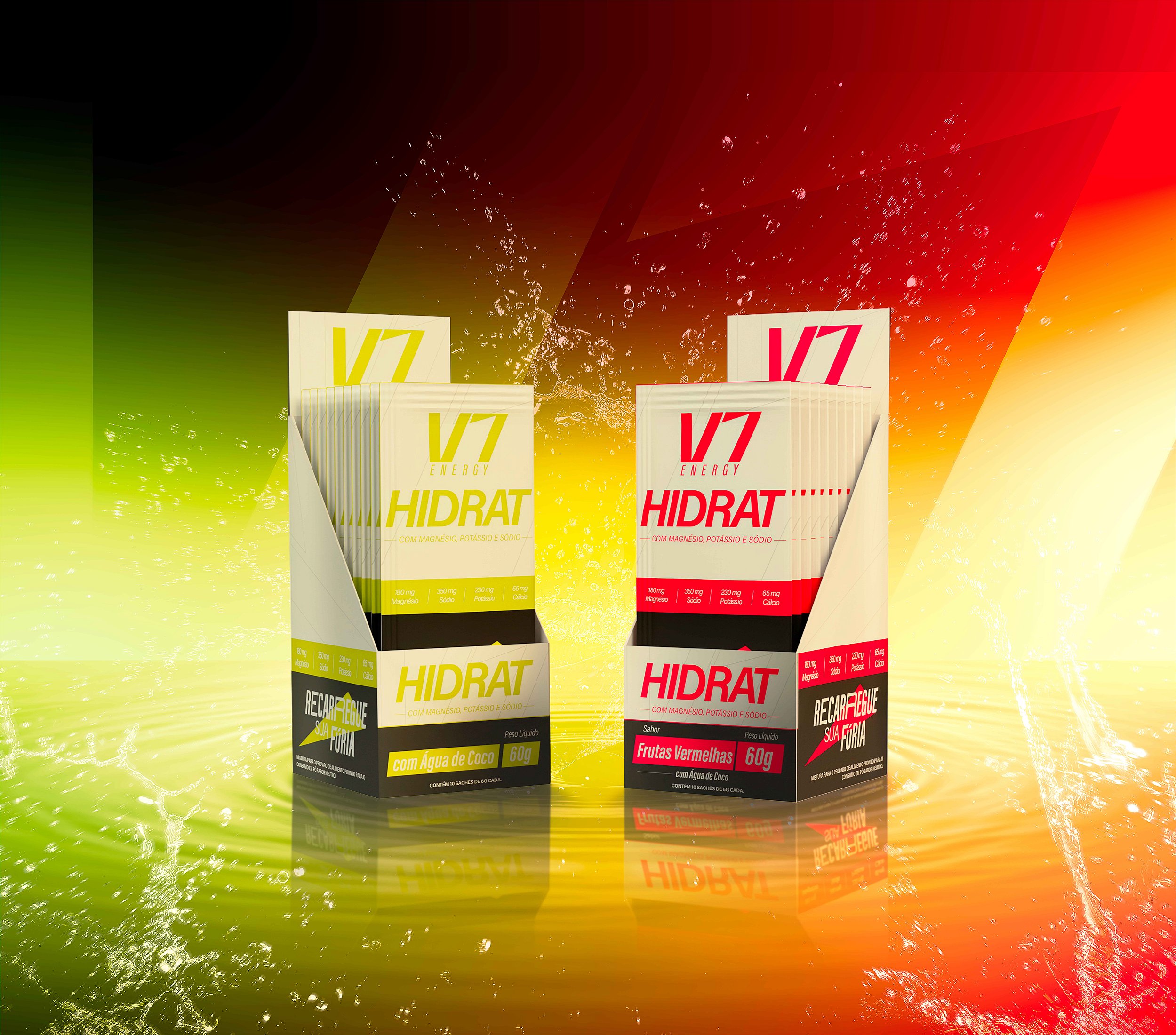 V7 Hidrat Sachê (Frutas Vermelhas) – V7 Energy - V7 Energy