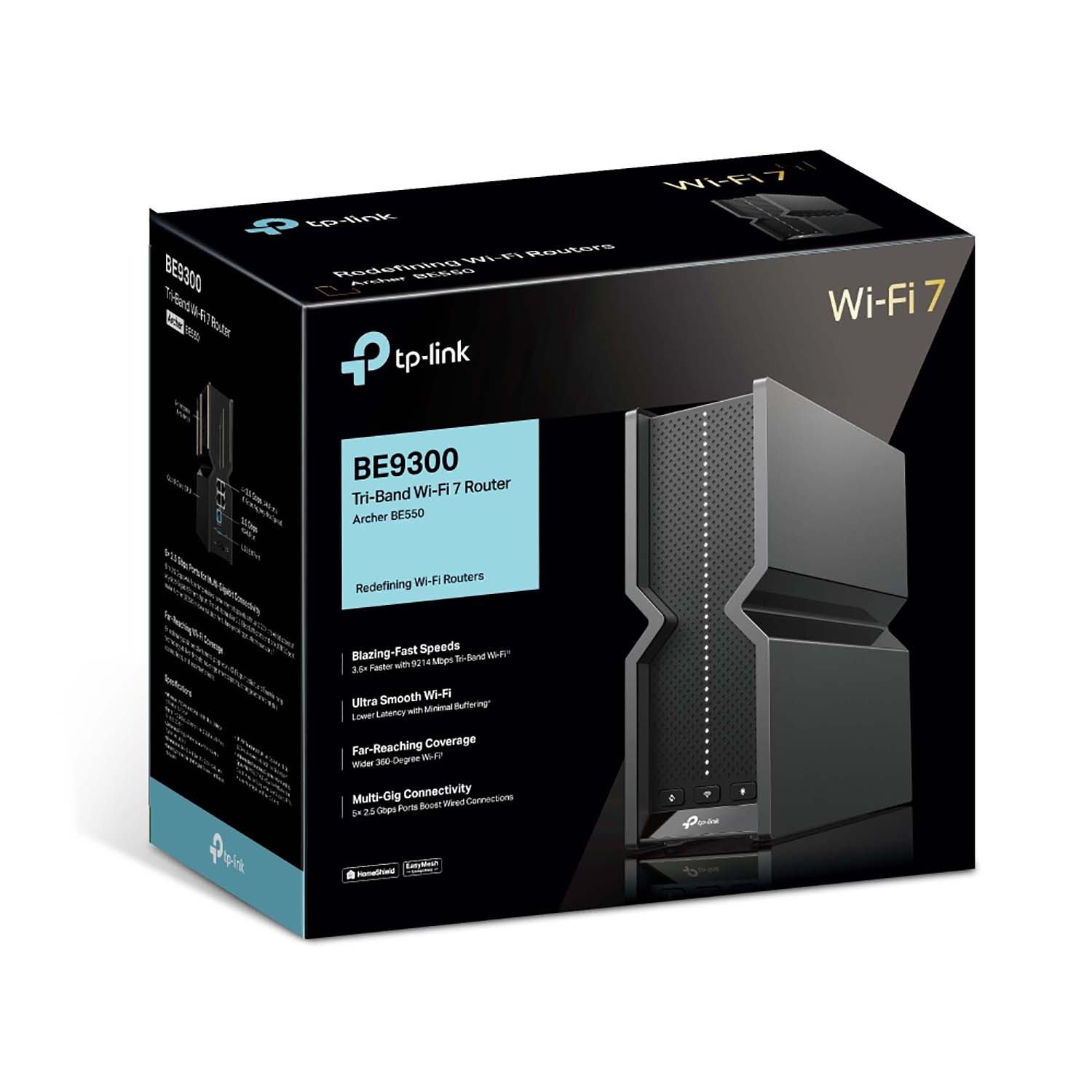 Roteador Wi-Fi 7 Tri-Band BE9300 Portas de 2.5G EasyMesh - Archer