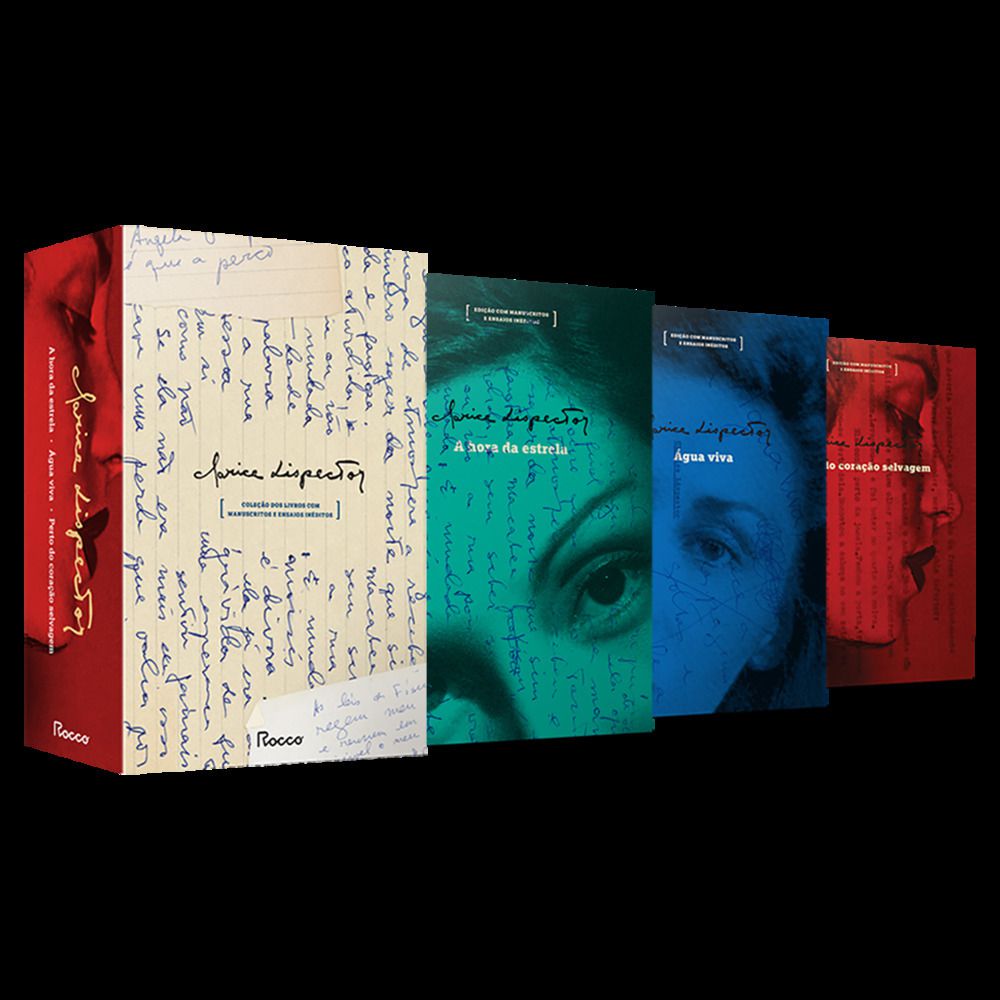 Caixa Clarice Lispector Manuscritos (3 Livros Em Capa