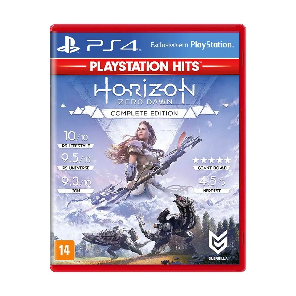 Jogo Horizon Zero Dawn - PS4 (Capa Dura) - SEMINOVO - Sua Loja de