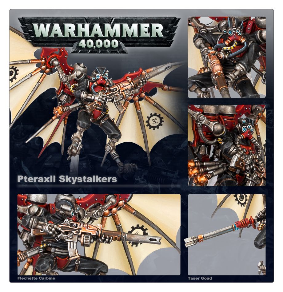 Adeptus Mechanicus: Pteraxii Skystalker / Sterylizors