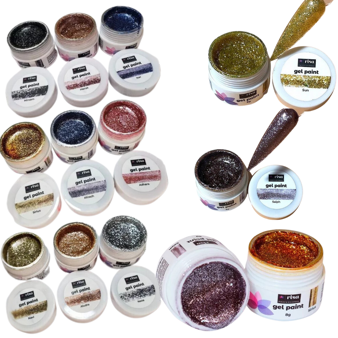 RISA♡ Gel Paint MIRACH RISA 8g - Click Unhas - a loja da Nail Designer