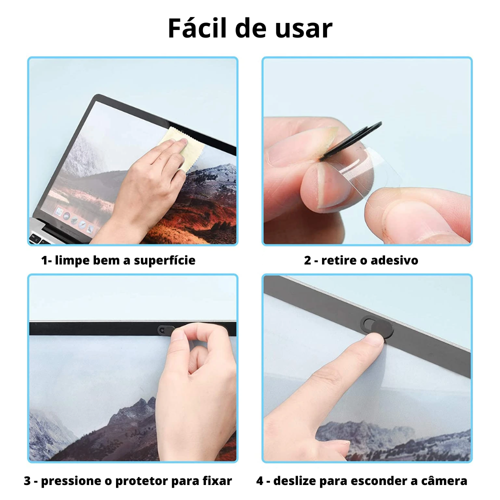 Protetor para Câmera notebook celular tablet Tampa - Dalua Shop - Sua ...