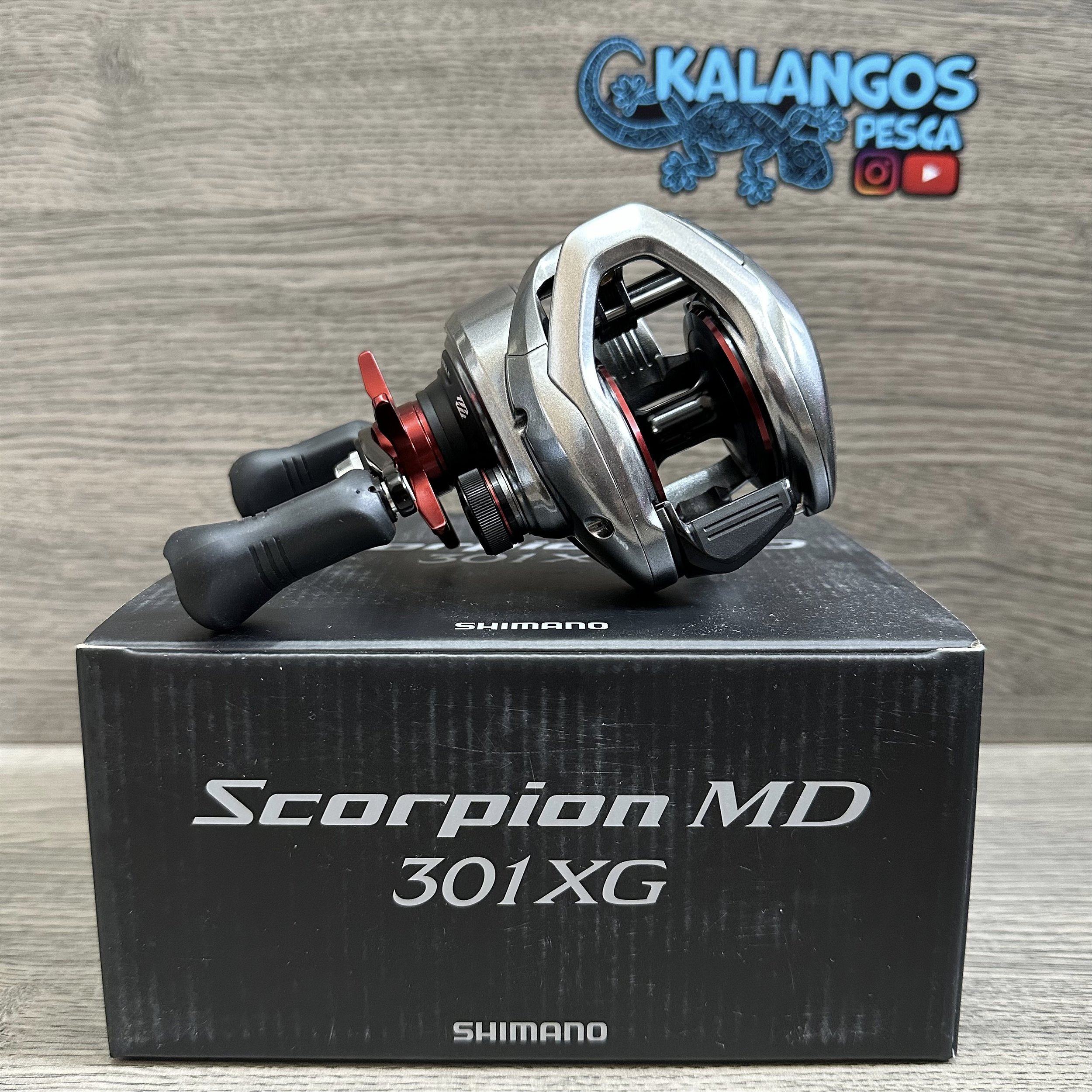 Carretilha Shimano Scorpion MD 301 XG - Kalangos Pesca