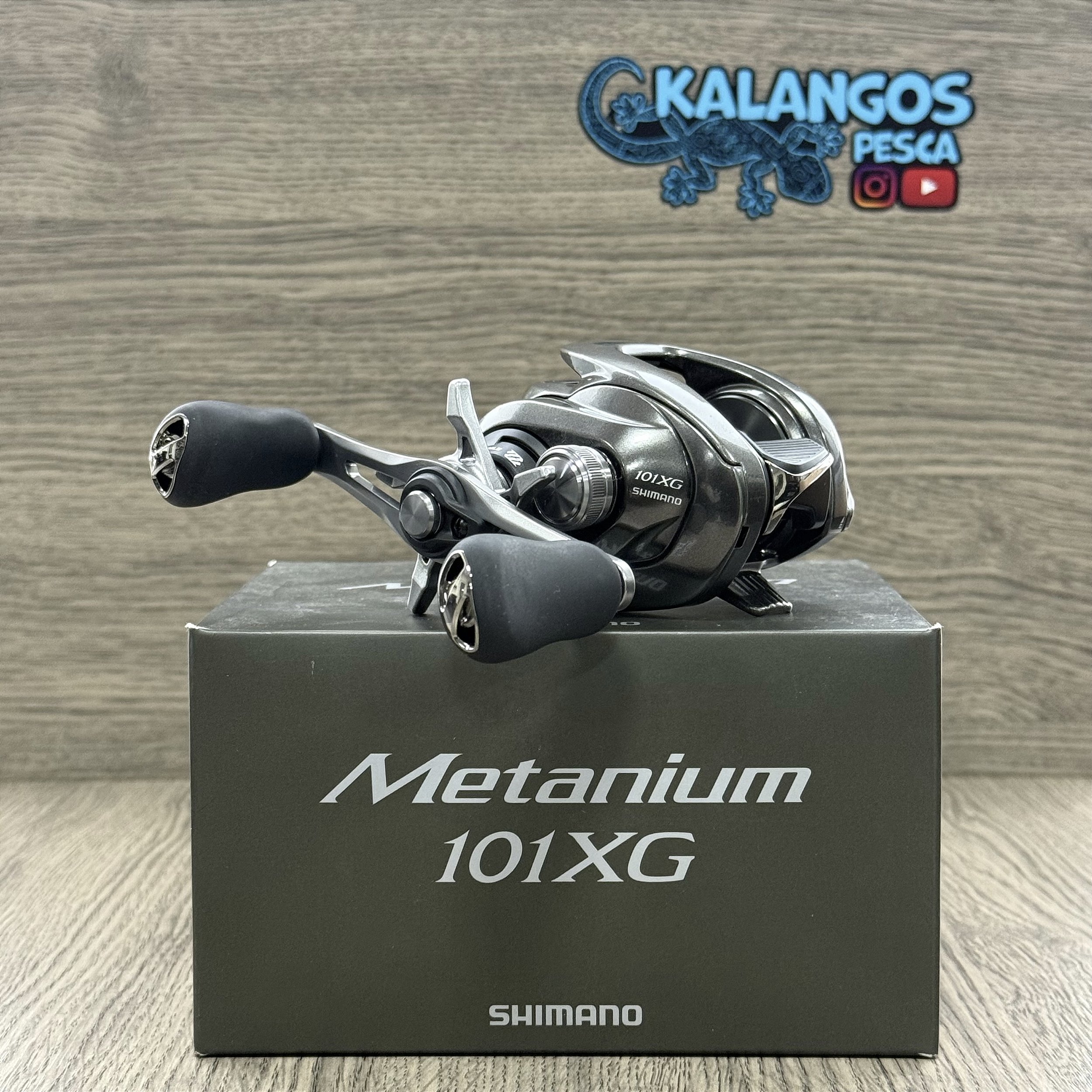 Deflamena Metasium Carretilha Shimano Metanium 101 XG - Kalangos Pesca