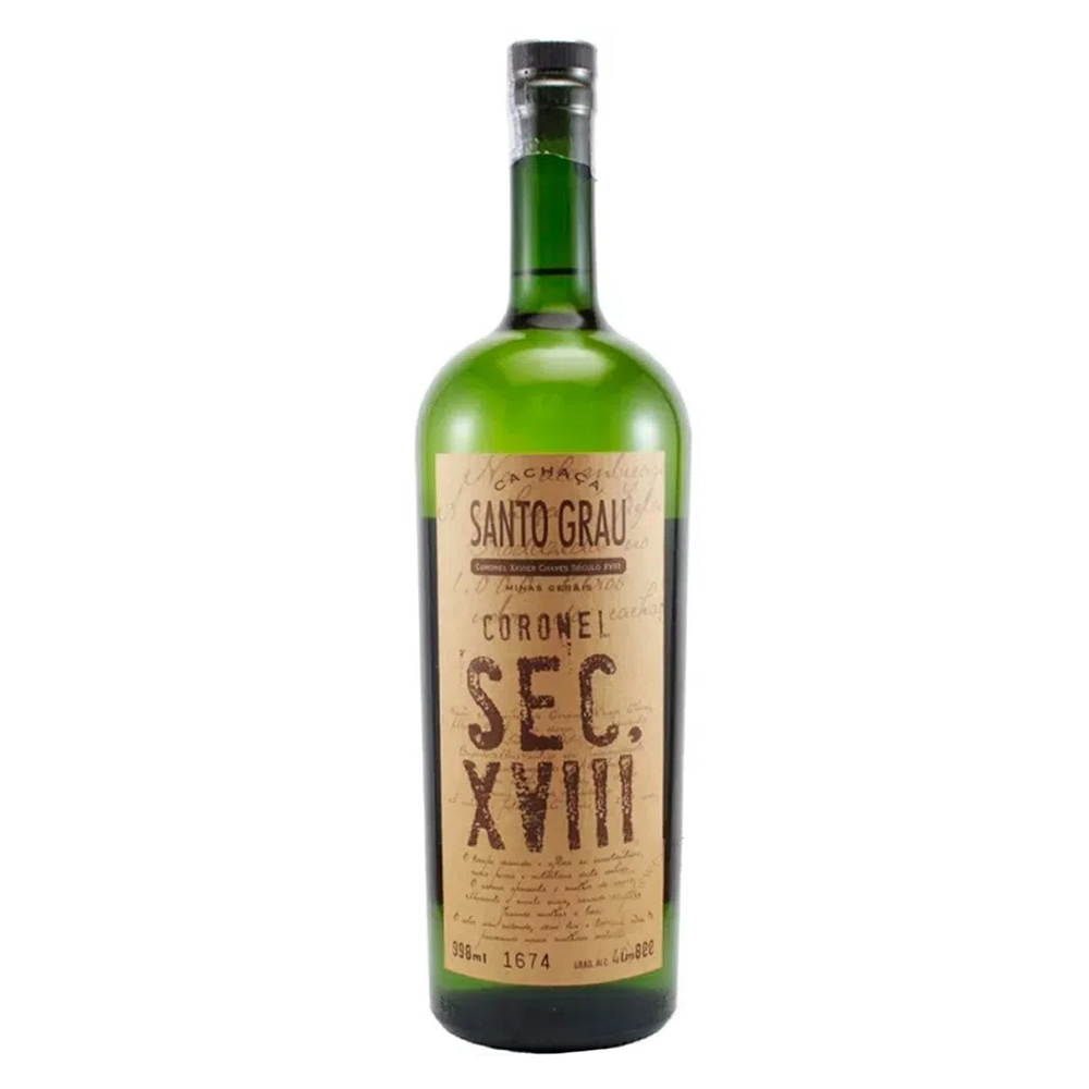 Cachaça Santo Grau Coronel Xavier Champagne Tequila, Xviii 998ml - Bebidas Sec Vodka, - Whisky, Online Compre Vinho