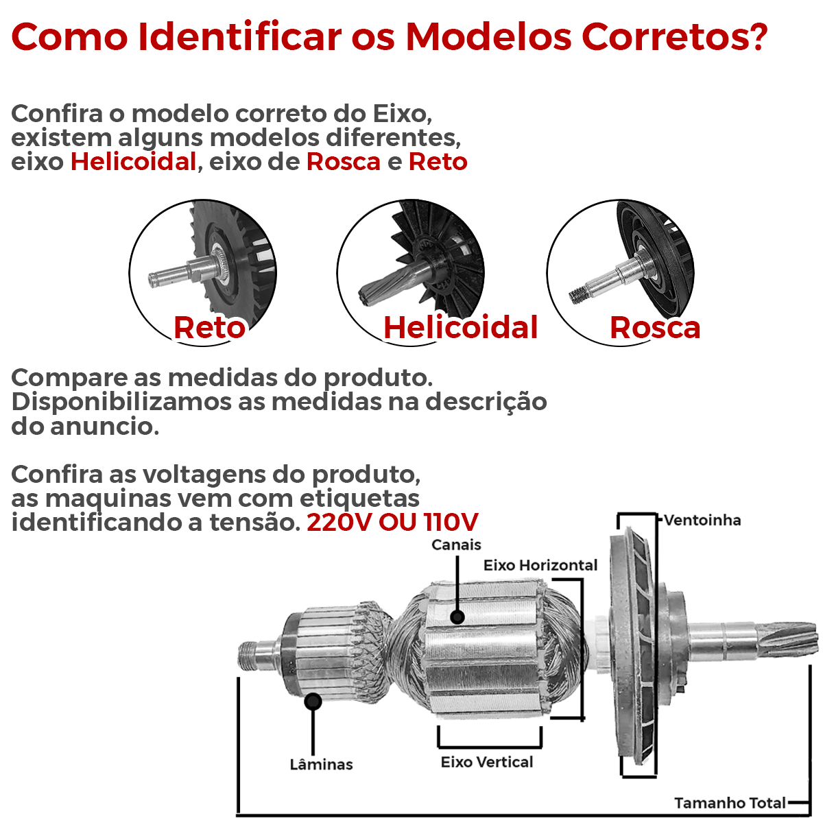 Induzido Rotor Serra Circular Bosch 1573 / GKS 7 1/4 220v - suzer