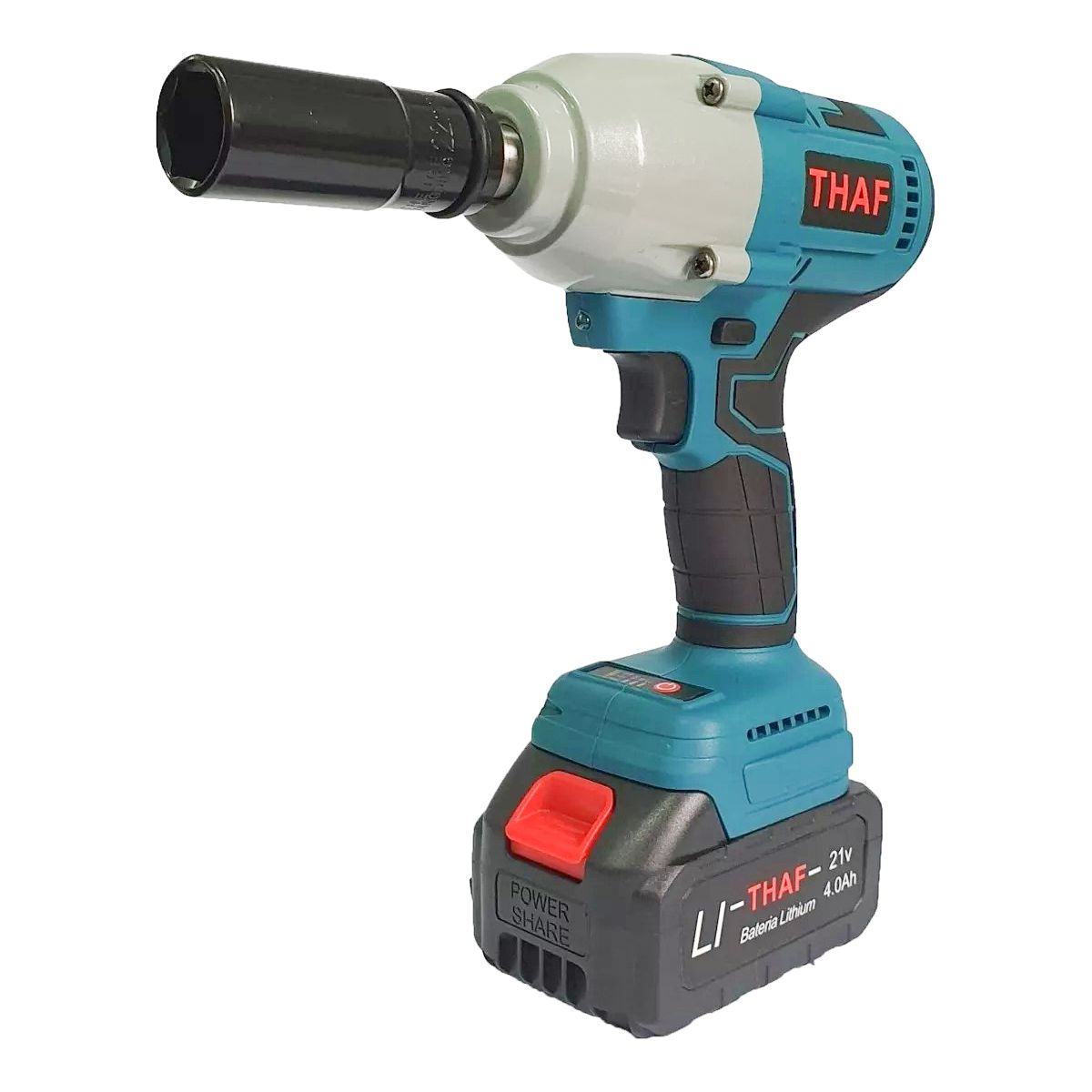 Chave De Impacto Profissional 800nm Th450 21v Com 2 Baterias - suzer