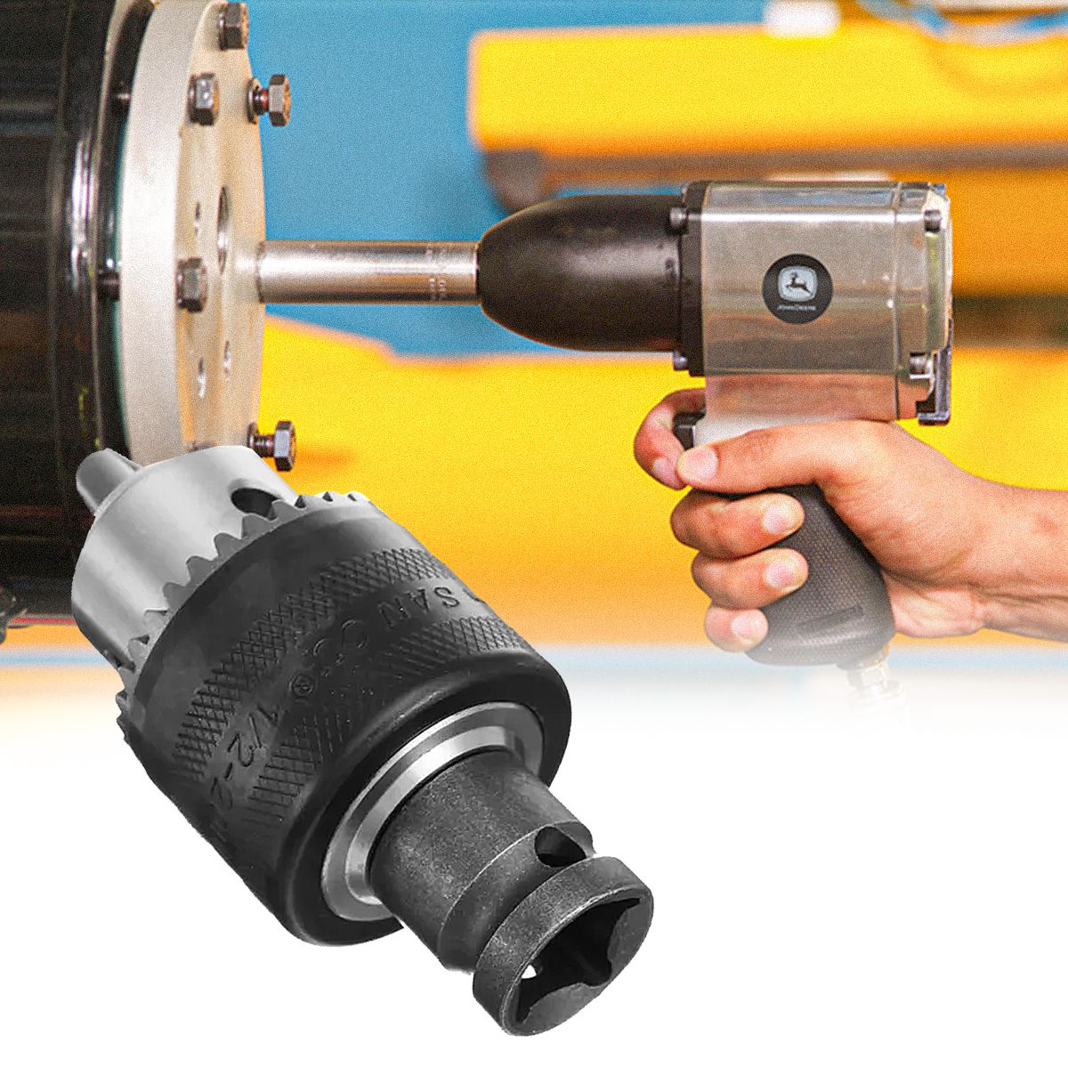 Chave De Impacto Potente 21v 4.0ah 800nm + Kits E Mandril - suzer