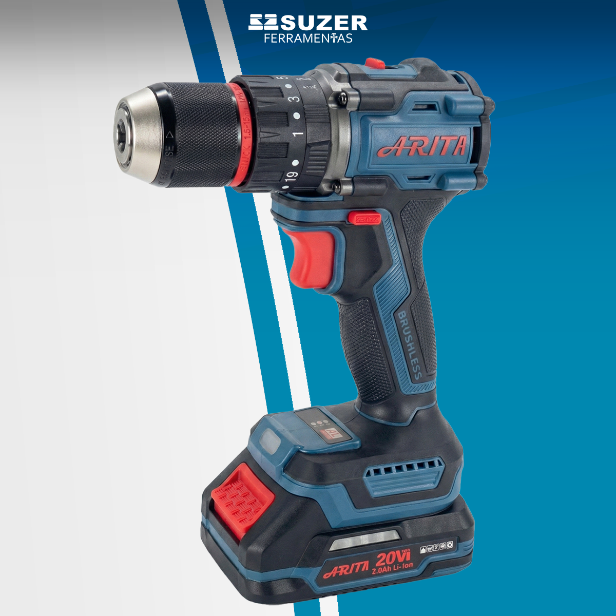 Parafusadeira De Impacto Arita 13mm Professional Lithium 20v - suzer