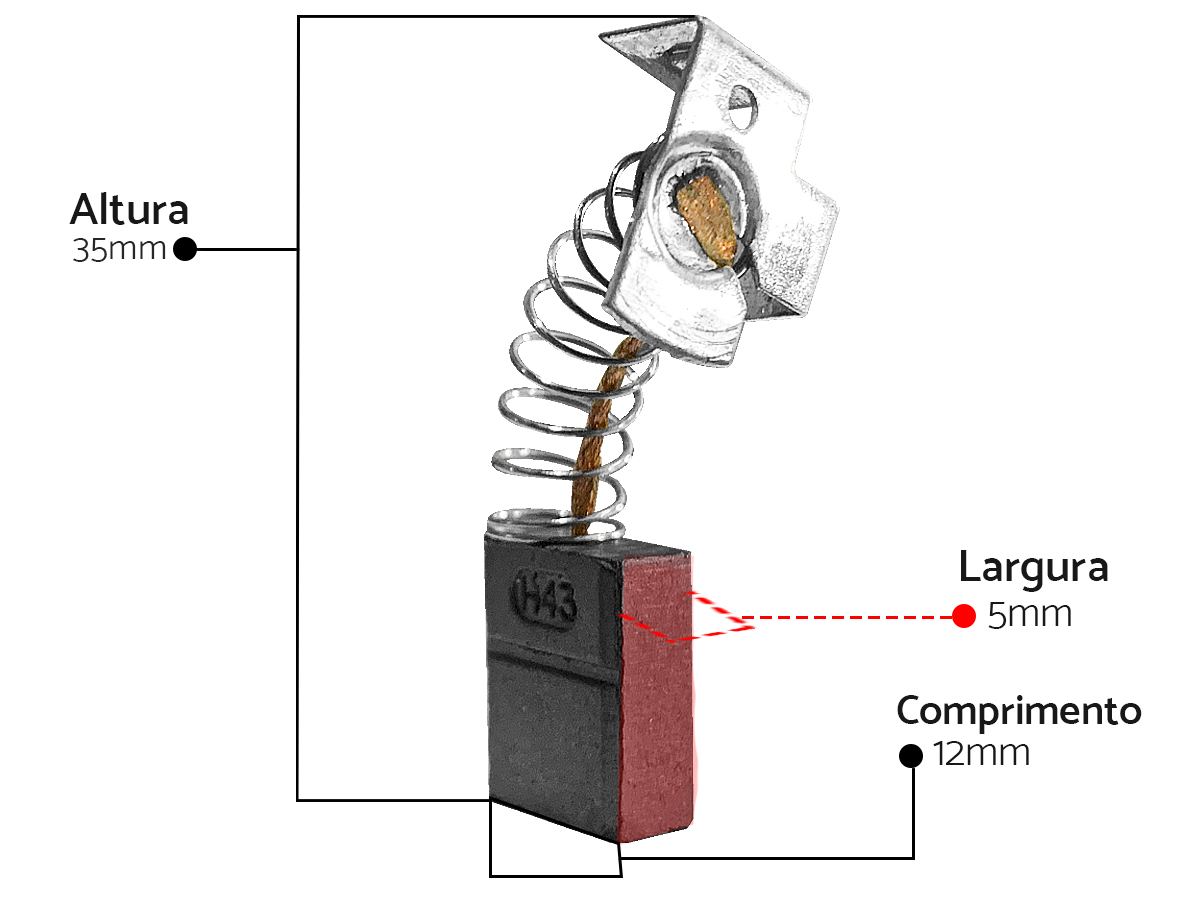 Induzido Carvão Para Serra Mármore Gdc 14-40 1548 110v - suzer