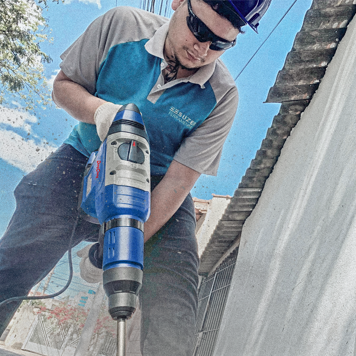Martelo Rompedor Dzc45 8kg 1500w Dongcheng Sds Max 220v - suzer