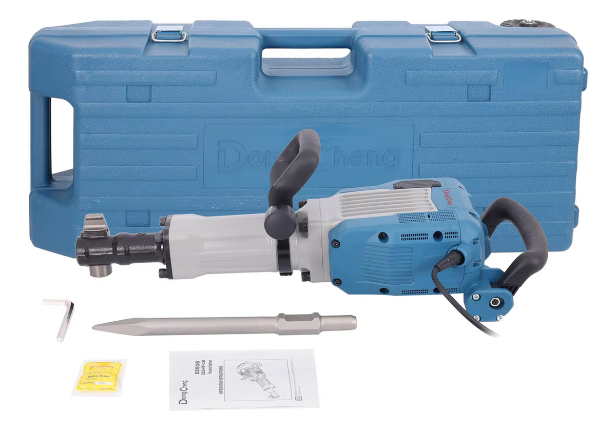 Martelo Demolidor Azul 16kg Dongcheng Dzg16 1700w 220v Hex - suzer