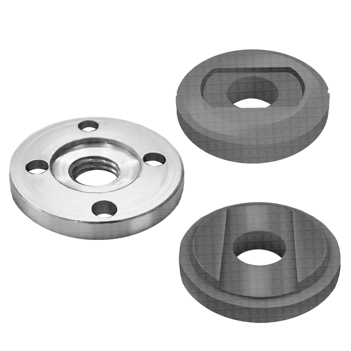 Kit Flange Esmerilhadeira Com Furo 20mm + Disco Segmentado - suzer