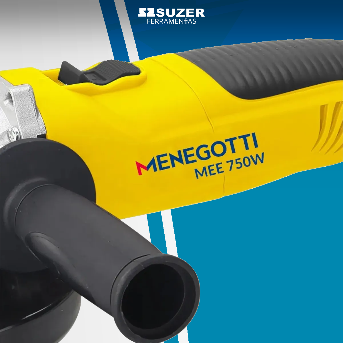 Esmerilhadeira Elétrica Menegotti 750w 4 1/2 Amarela 220v - suzer