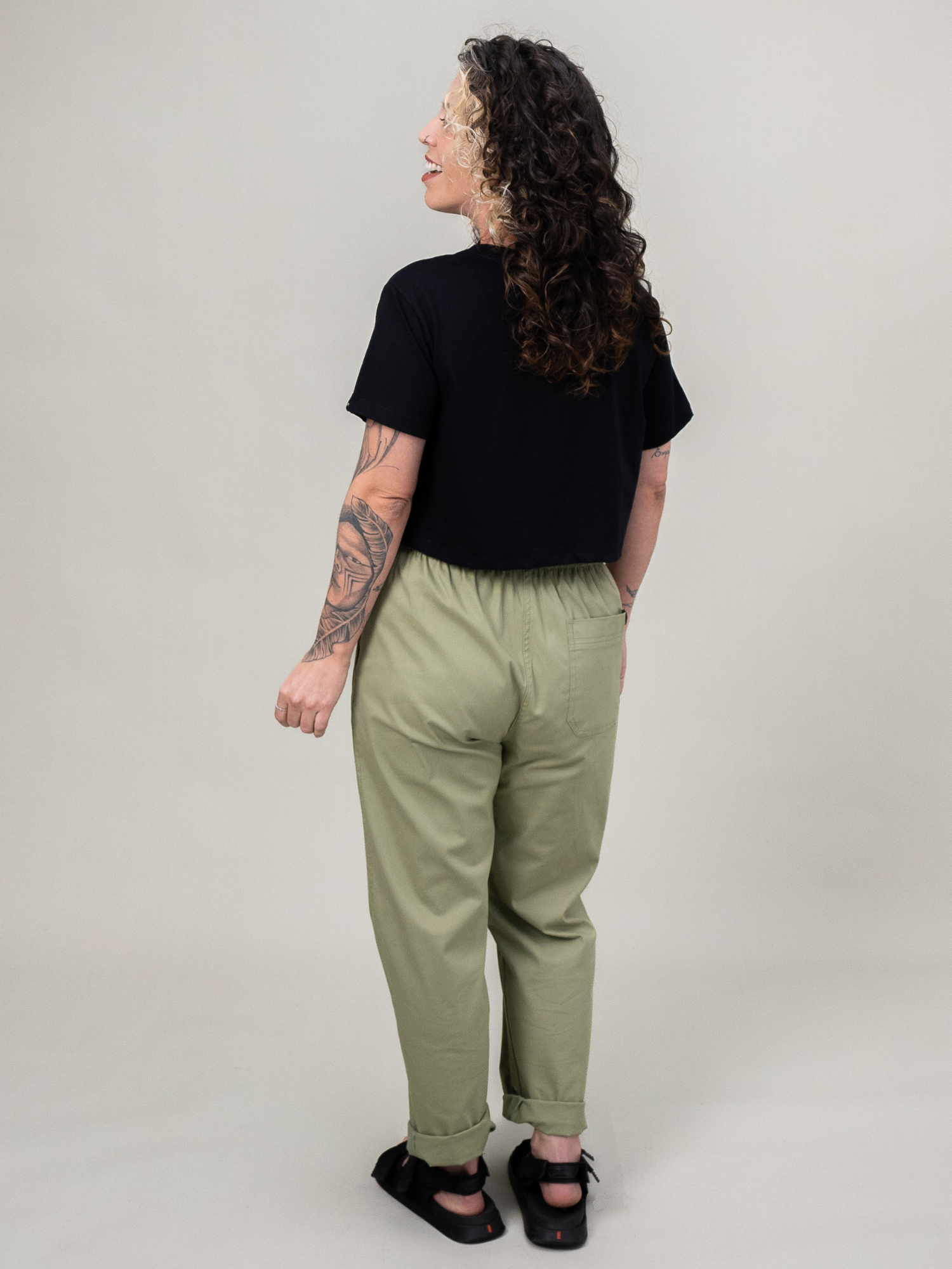 Dead Moda Moda Turtle Cropped Turtle Original Black - Turtle Bay