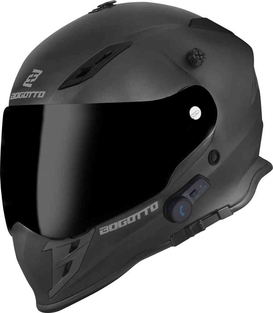 Casque Jet Bogotto H586 BT Solid Avec Bluetooth Intégré - Visière Anti-rayures Et Pare-soleil - Norme ECE 22.06 - Pour Moto - 13