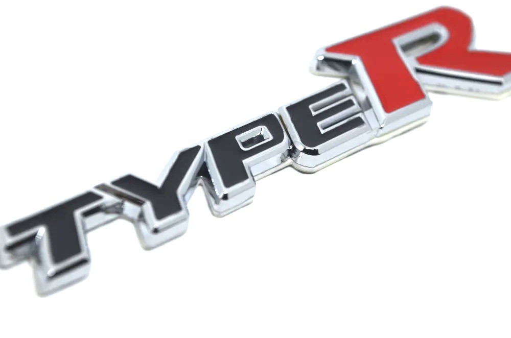 Type R Metal Logo Emblema Honda Type R - Assaliz Import.