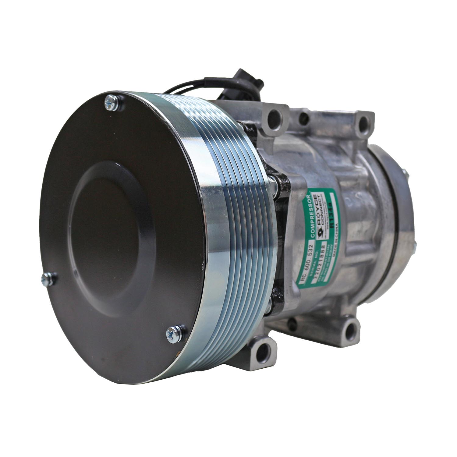 Compressor de Ar Condicionado 7H13 Máquina Pá Carregadeira 910 914 918 ...