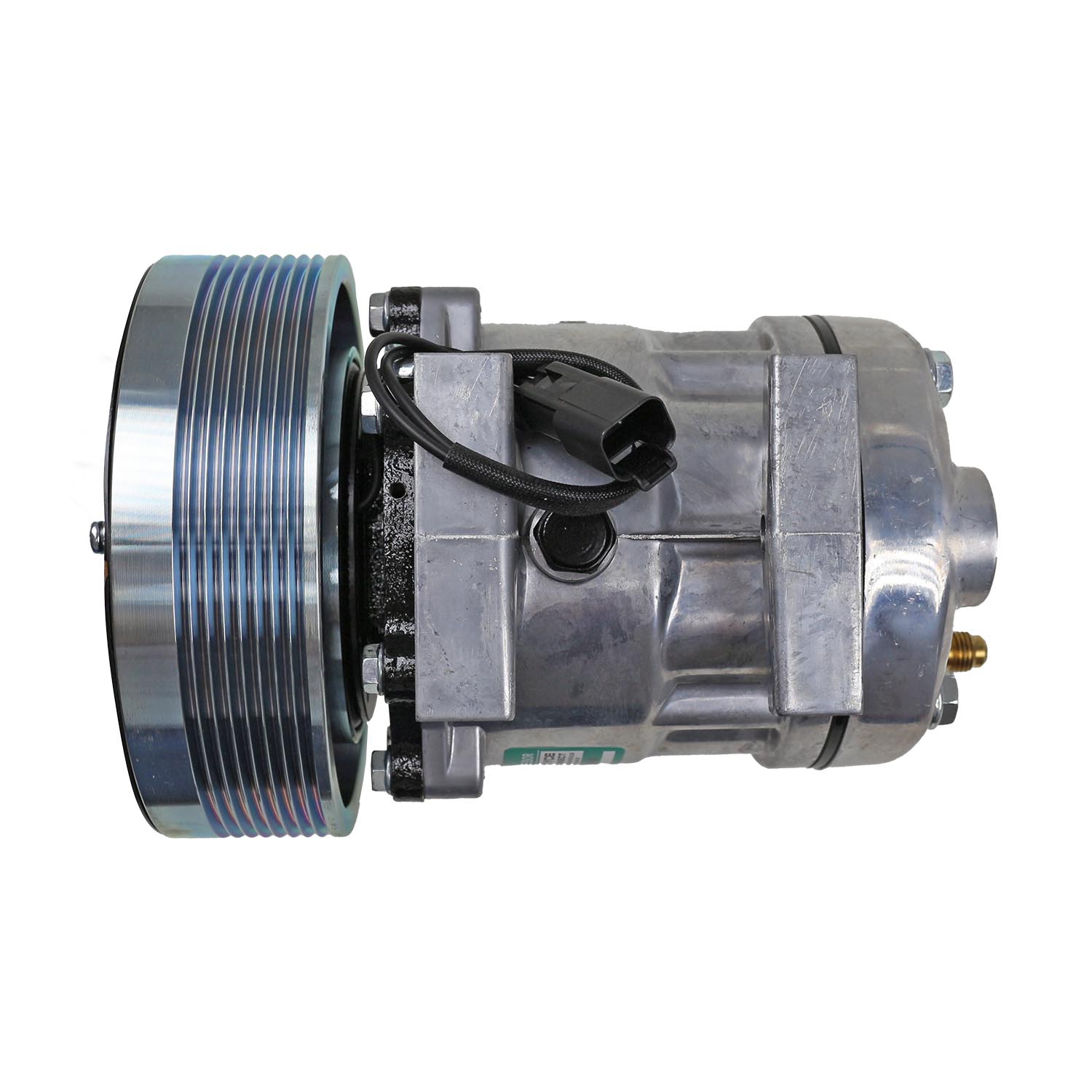 Compressor de Ar Condicionado 7H13 Máquina Pá Carregadeira 910 914 918 ...