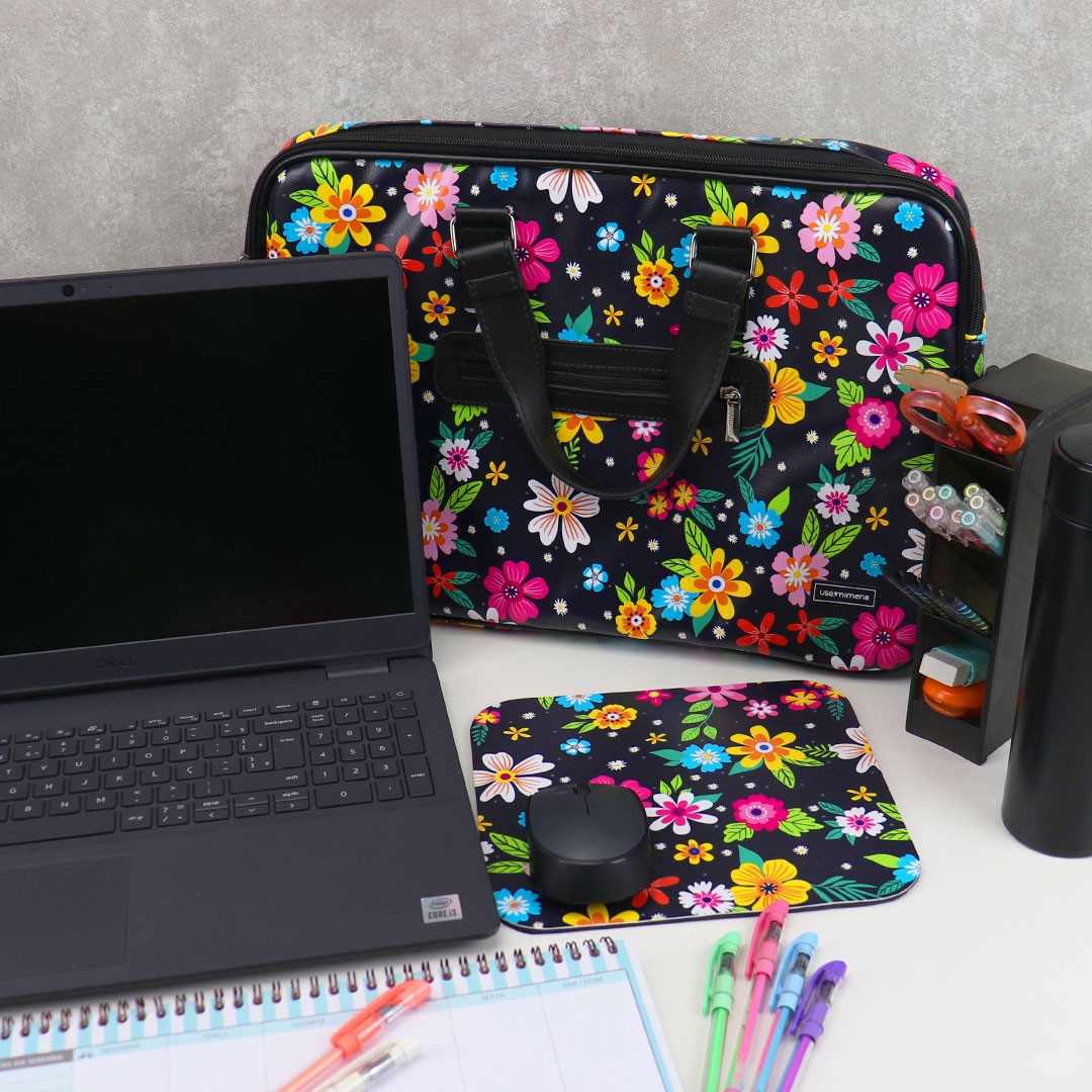 Case para Notebook 15,6" Floral Mimeria B2B