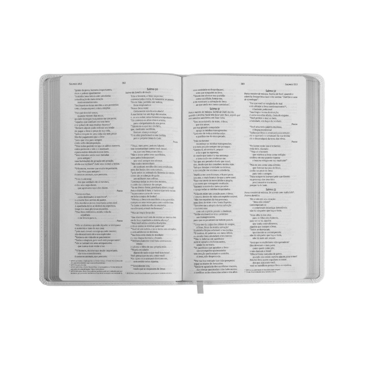 Biblia Sagrada Slim Branca NVI - Thomas Nelson - Centro Bíblico