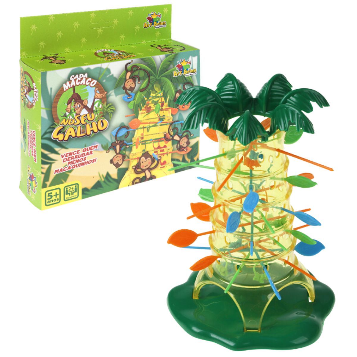 Brinquedo Infantil Gira Macaco Com banana Com Luz E Som Toys - DaiCommerce