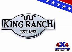 King Ranch Ranchsymbol EMBLEMA - KING RANCH - LOGO - CROMADO - 4x4 Store Brasil