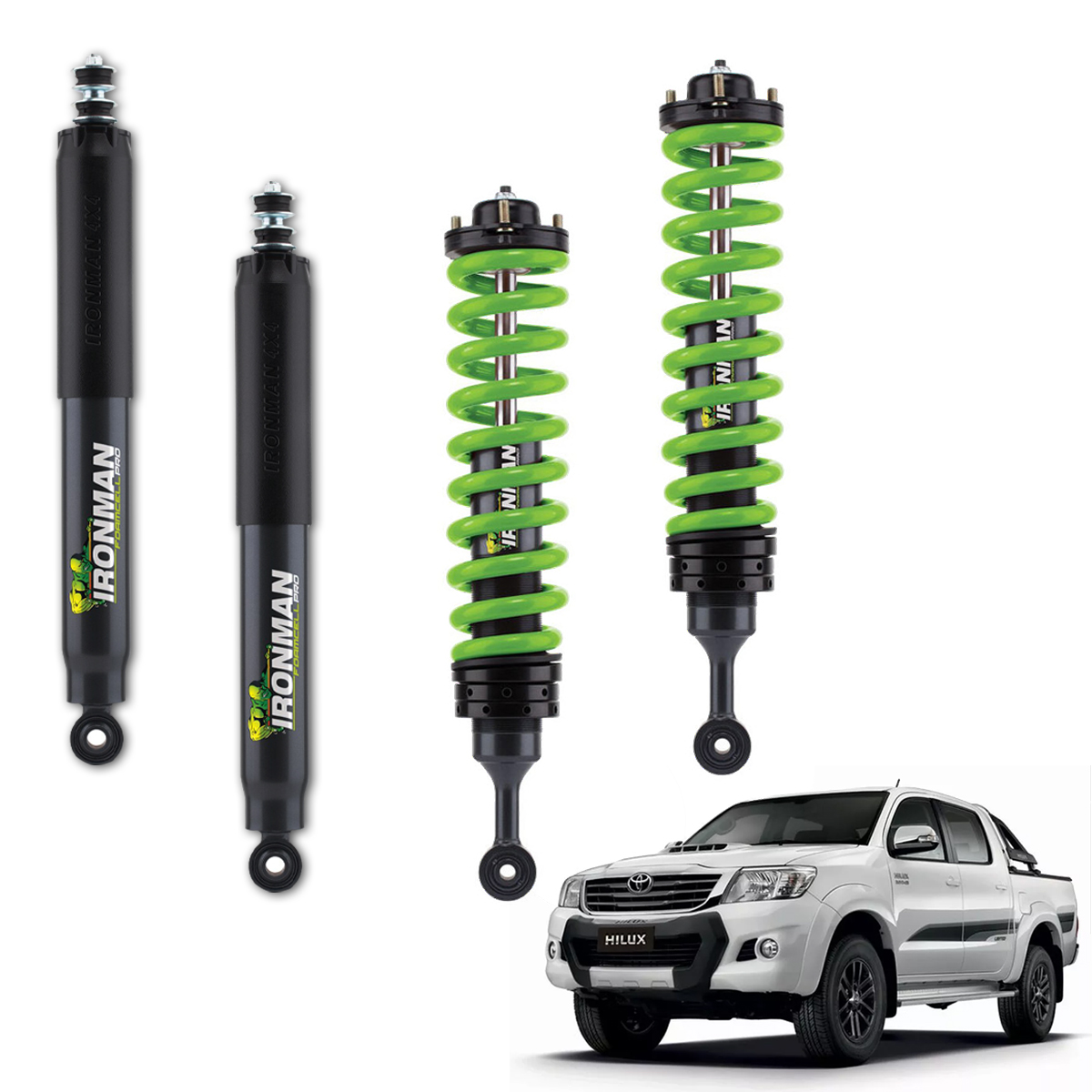 Kit Suspensão IronMan Foam Cell para Toyota Hilux 2005 a 2015 - 4x4 ...